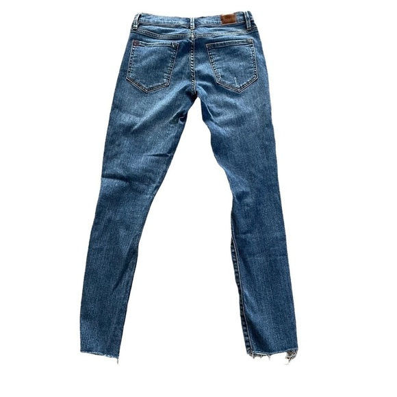 URBAN Outfitters BDG Skinny Jeans Distressed Raw Hem Size 27 - Picture 4 of 11